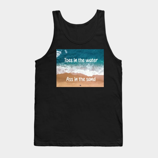 Toes in the Water Zac Brown Band Quote Poster Tank Top by Claireandrewss